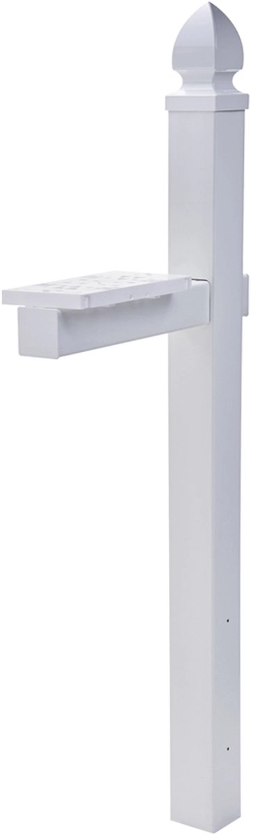 US Mailbox grondpaal Whitley Wit