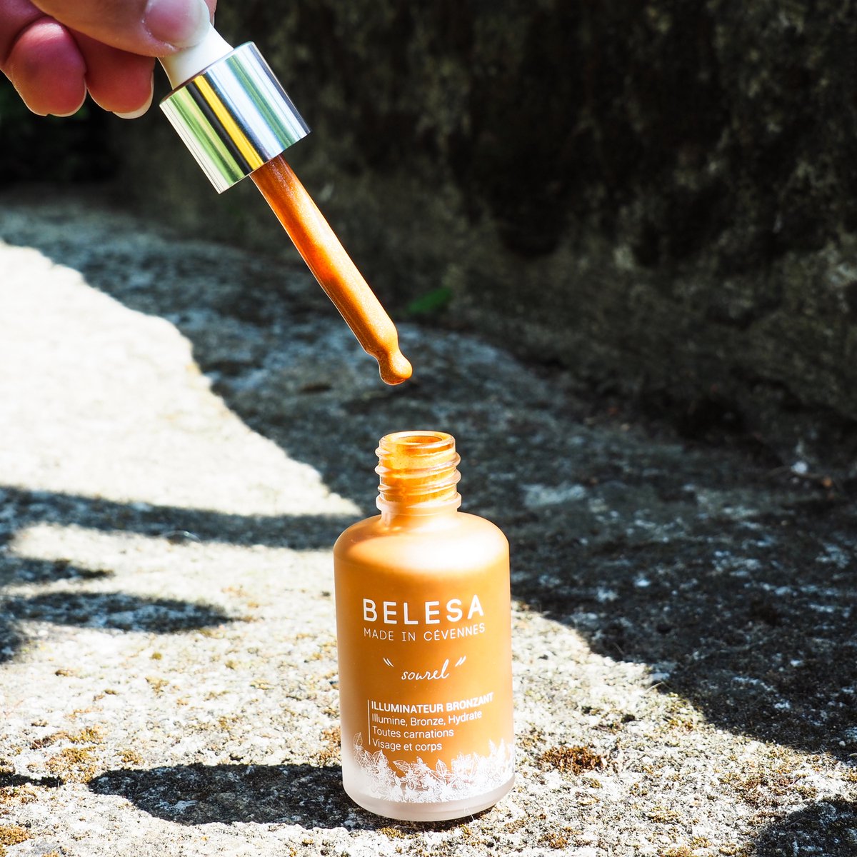 Belesa 100 % natuurlijk dekende foundation La petite Cévenole "Sourel" 30ml
