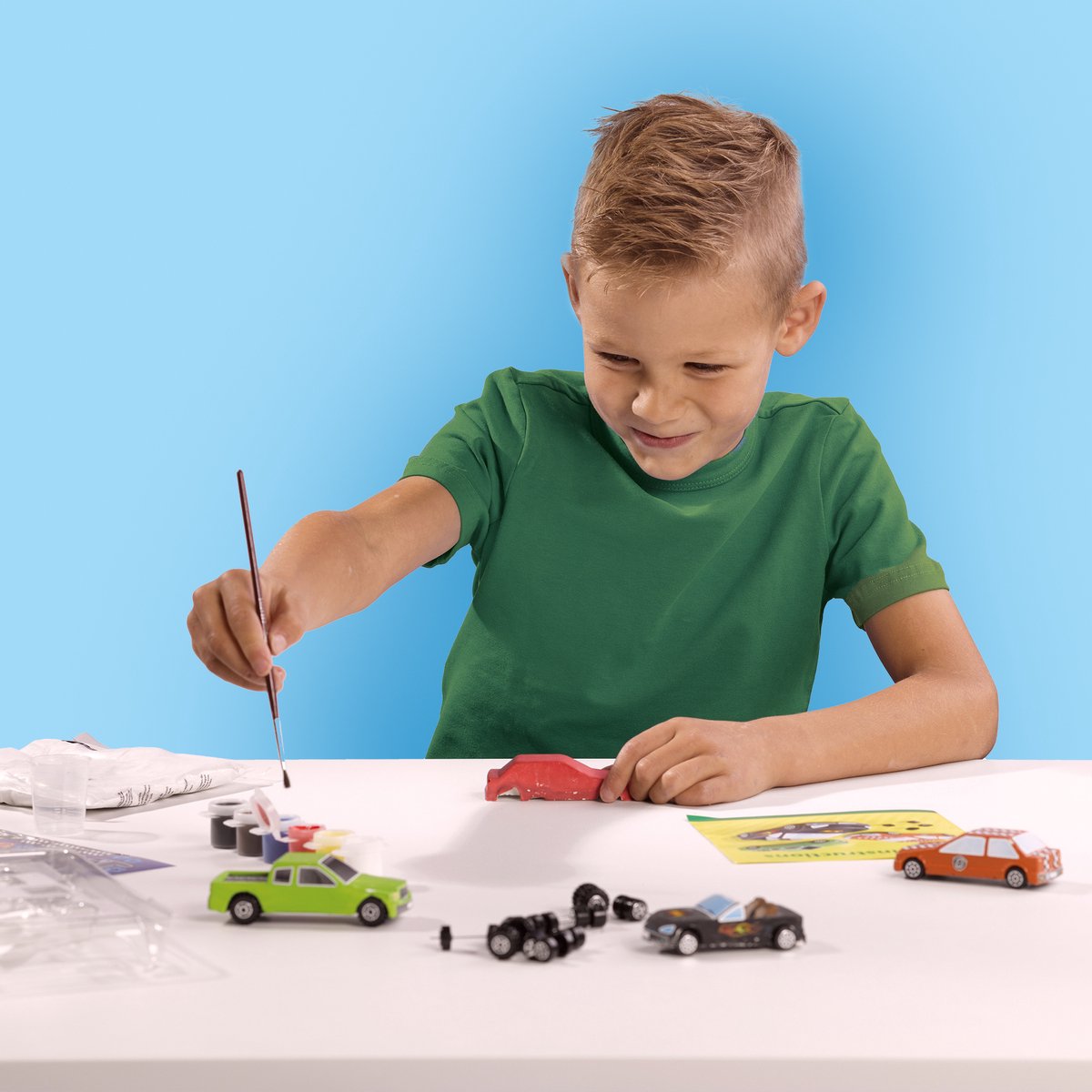 SES Creative Gieten en schilderen - Auto's - Kinderspeelgoed - Knutselen Jongens - Auto Speelgoed - Vanaf 5 jaar — afbeelding 2