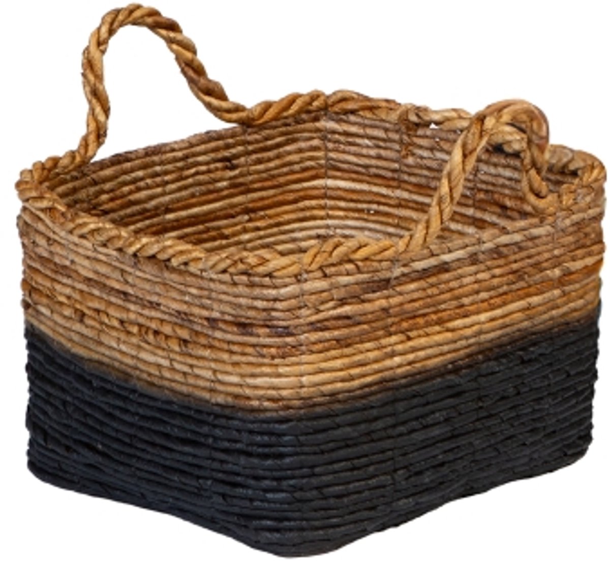 Morrigan - Opbergmand - Arizona S - L 30cm x W 30cm x H 30cm - Natuurlijk;Gradiëntblauw