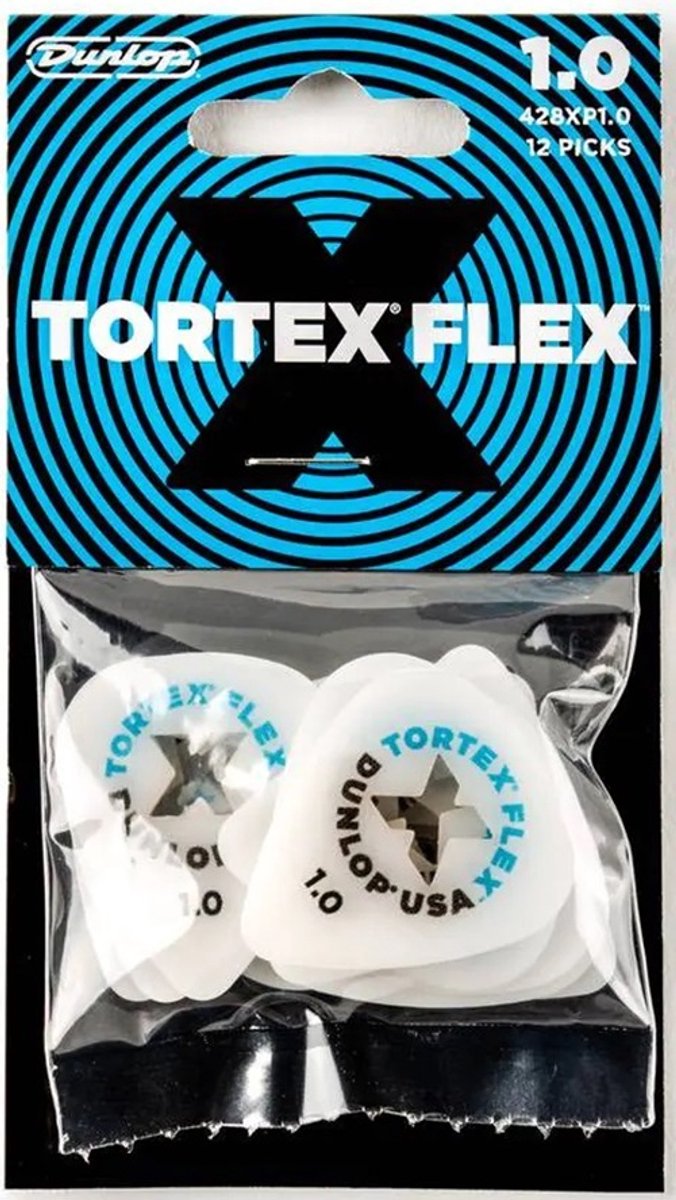 Dunlop 428XP1.0 Tortex Flex X Picks 1,0 mm - Plectrum set