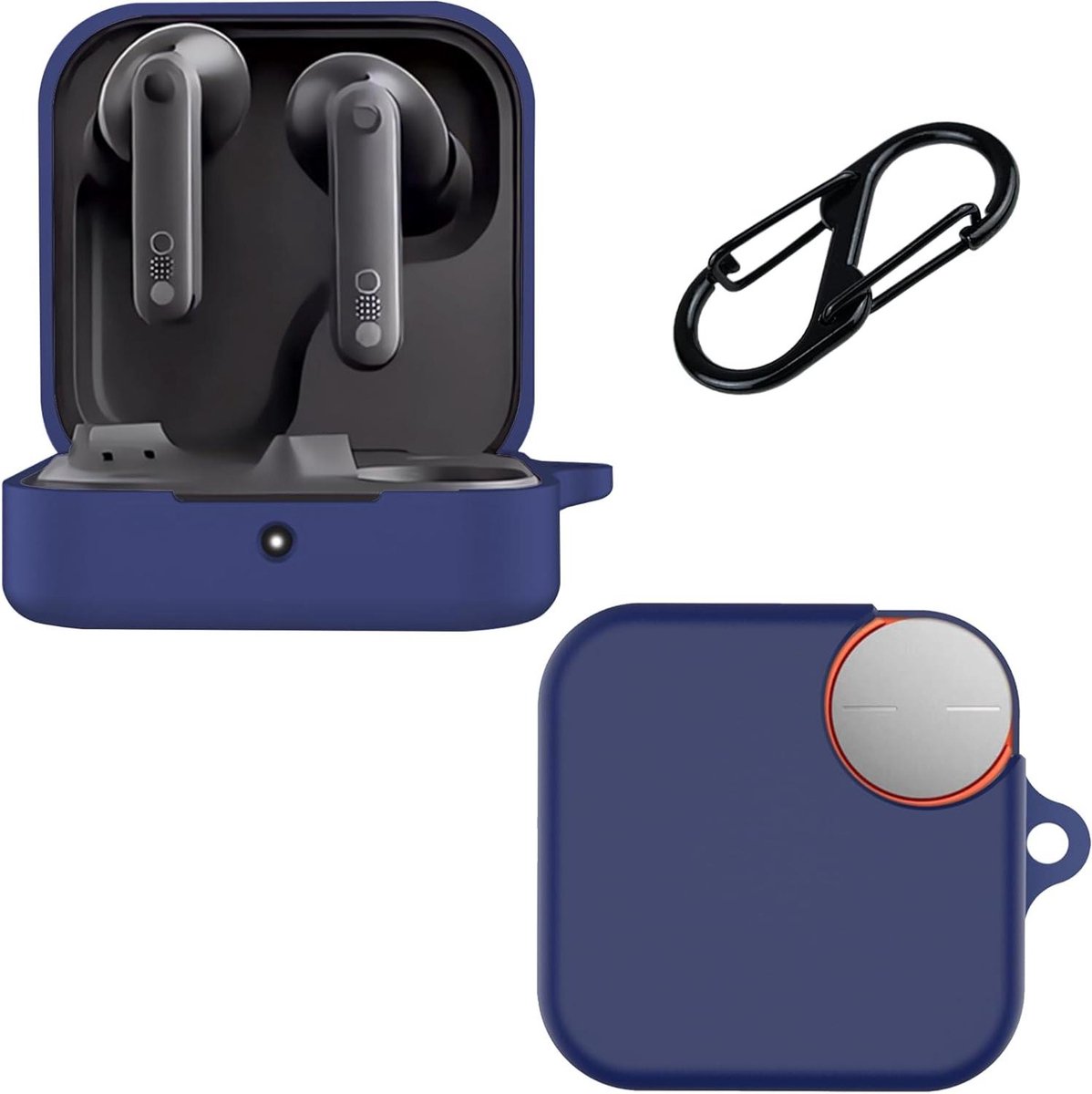 Siliconen Beschermhoes voor Nothing Buds Pro 2 - Ultradun, Schokbestendig, Blauw