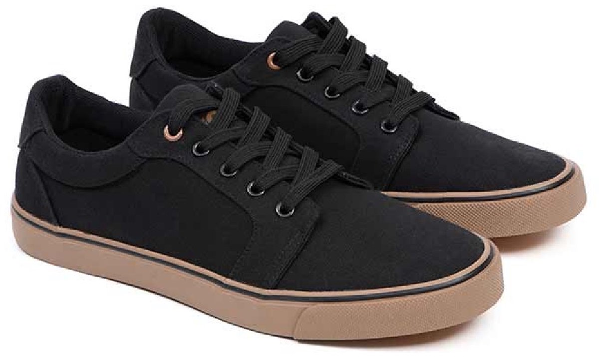 Fox Canvas Shoe Zwart
