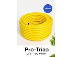 Pro-Trico Tuinslang 3/4 Inch - 100 Meter Waterslang 19 mm met Trico-inlage 10 Bar - Tricoflex Beschikbaar in 25 / 50 / 100 meter - Tuinpomp Hydrofoorpomp Besproeiing
