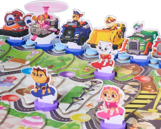 PAW Patrol Magic Mountain spel - PAW Patrol-spel met Chase, Marshall, Skye, Rubble en meer, makkelijk activiteitenspeelgoed voor kinderen, plezier voor kinderen en gezin, 2-6 spelers