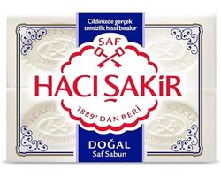 Haci Sakir Natuurlijke Pure Zeep 4 x 150 g (600 g) pure zeep - Hacı Şakir Dogal Saf Sabunu 4 x 150 g (600 g) sabun - Natural & Pure Soap Soap 4 x 150g (600g) pure soap