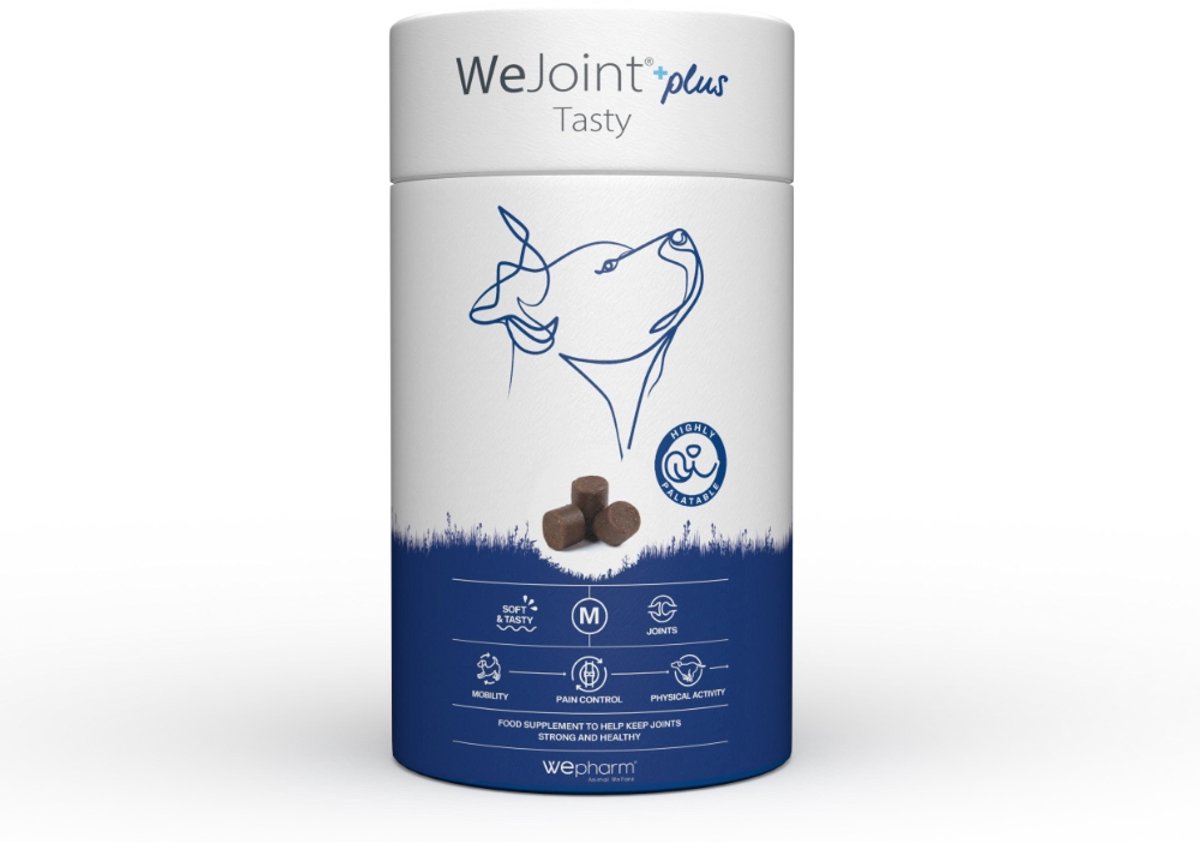 WePharm WeJoint PLUS Tasty Medium Breeds - 30 Soft-Chews - Ondersteuning Voor De Gewrichten Voor Grote Honden - In Smakelijke Snack vorm - Natuurlijk Supplement