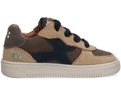 BunniesJR 225655-408 Jongens Lage Sneakers - Bruin - Leer - Veters
