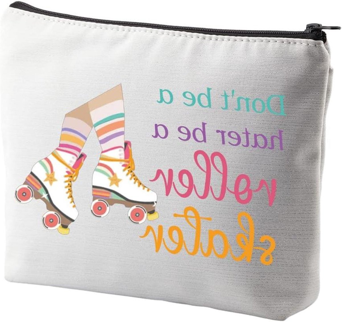 Make-up tas - Roller Skater cadeau - Roller Derby accessoires - Roller Skates liefhebber - Rollerschaatsen meisje