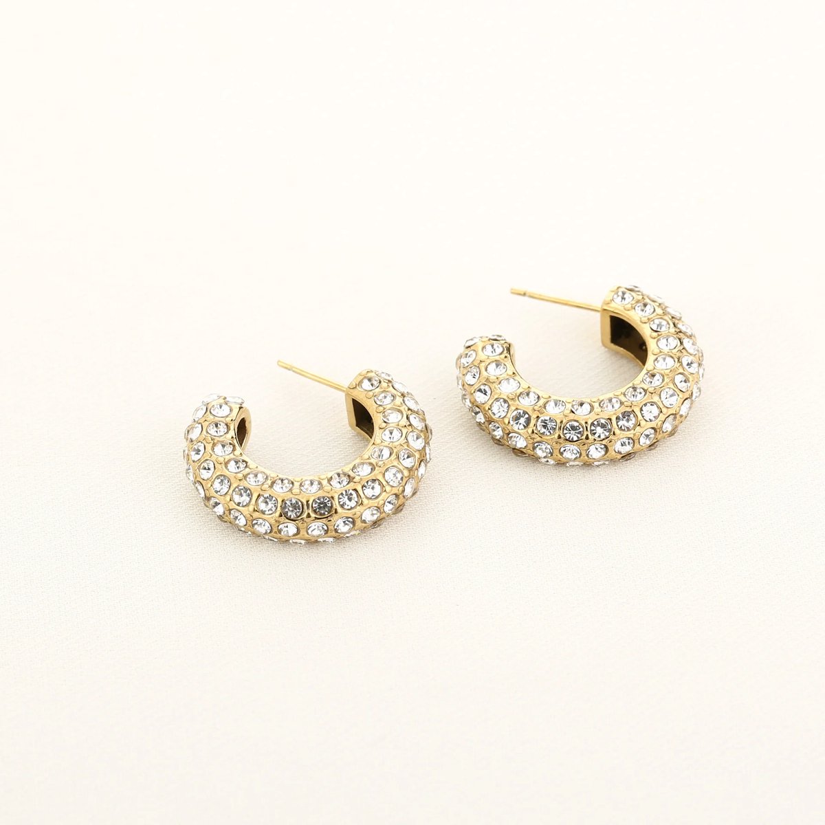 Strass oorbellen
