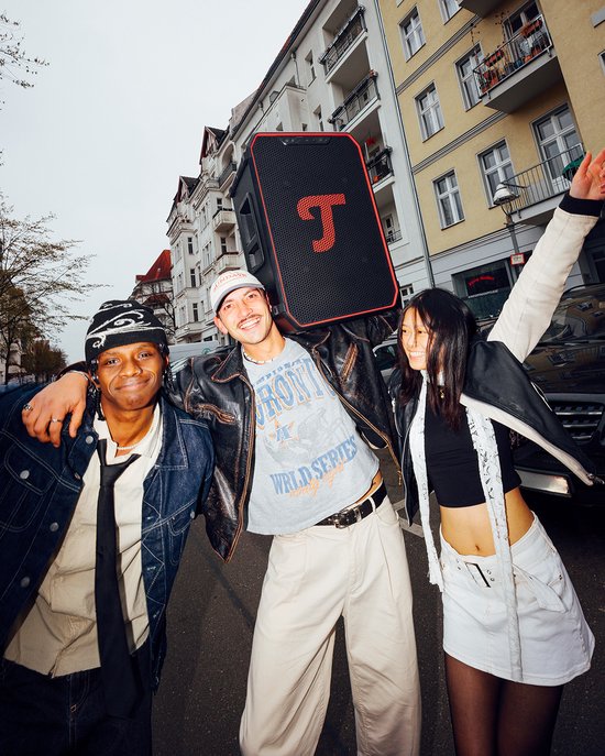Teufel ROCKSTER NEO - Draagbare bluetooth partyspeaker, 130 dB, Batterijduur tot 36 uur, Bescherming tegen spatwater en stof, Powerbank-functie - zwart van Merkloos — afbeelding 2