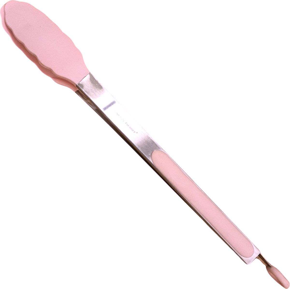 THINGS-TO-BUY – BBQ Tang – Keukentang – 34 cm – Siliconen/RVS – Roze – Hittebestendig – Voor Grill, Slakom ,Koekenpan