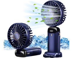 Handventilator - Elektrisch Draagbare Handventilator - Oplaadbaar - Powerbank - Extra Krachtig -…