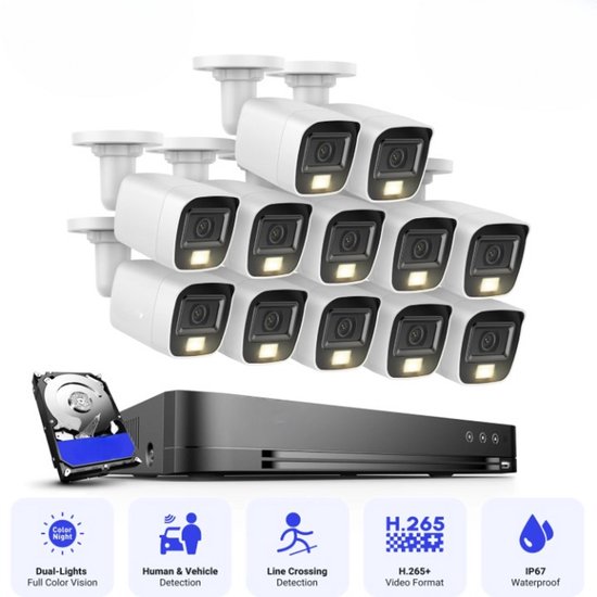 Câmera De Segurança Mini 6led Wired Cmos Cctv Night Vision