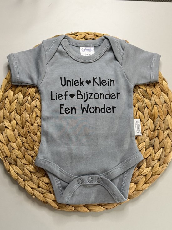 Tekst Wonder – Maat 50/56