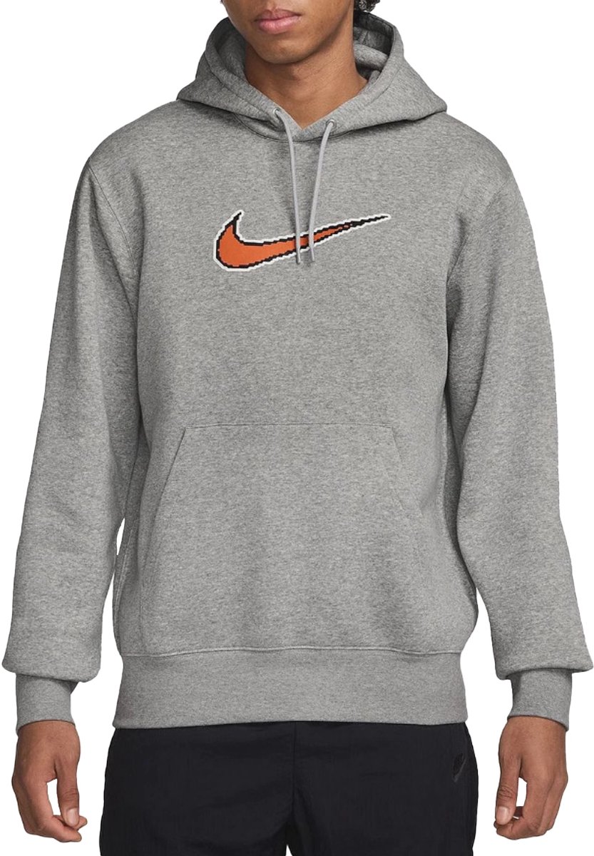Nike sportswear club fleece hoody neo varsity in de kleur . Grijs