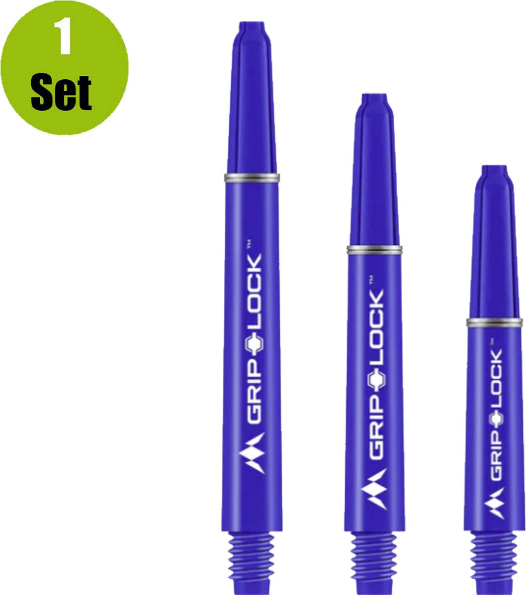 Mission Griplock Shaft Blue - Dart Shafts Short