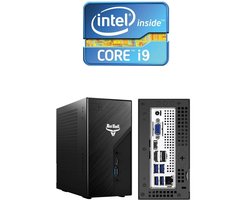 BitBull i9 14900K 24-Core Mini PC Computer|32GB RAM 1TB SSD M.2|Intel Core i9@6Ghz Turbo!|WIFI 6/Bluetooth 5.2|Ondersteuning voor 3 Schermen|Met Windows 11 Professional