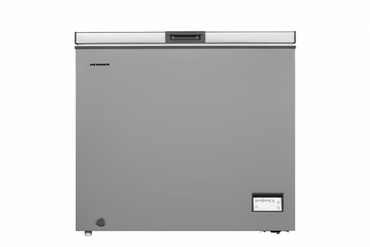 Heinner HCF-205NHSE++ Vrieskist – 198 L – Waterbestendig LED-display – LED-verlichting – Inverter Compressor – Zilver – 5 Jaar Garantie