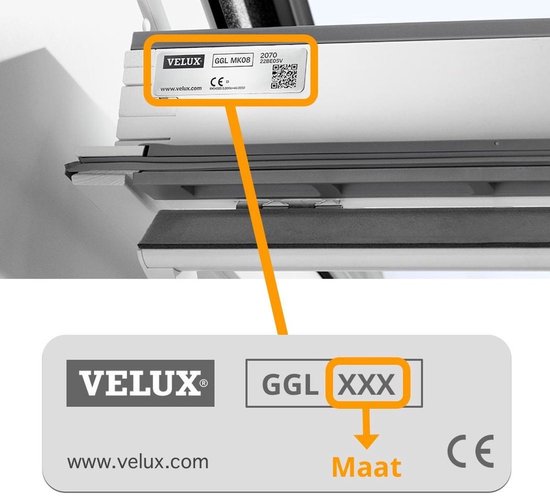 Skylight Roller Store Trend Blackout pour Velux: UK04