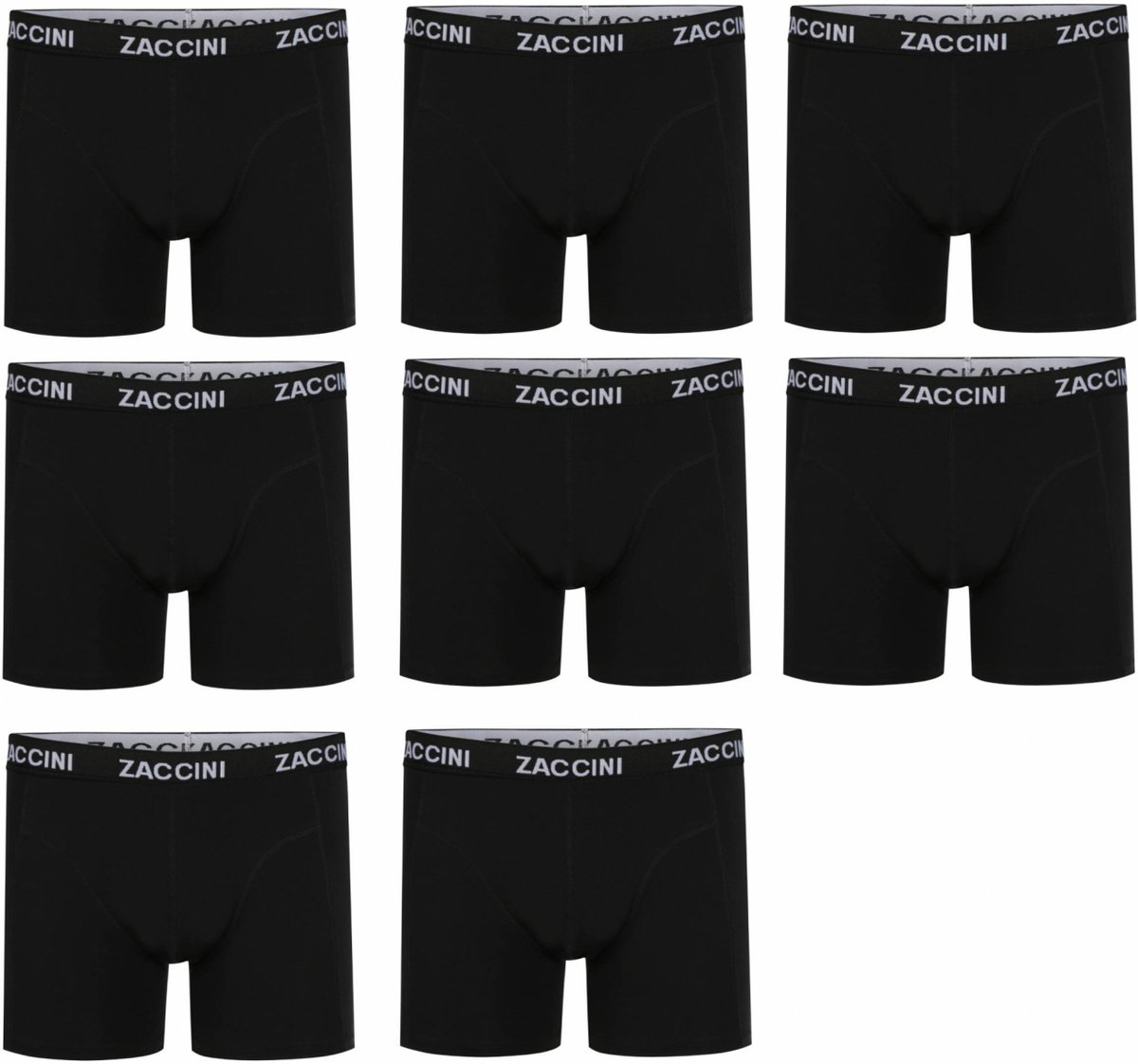 Zaccini 8-pack: Zwart
