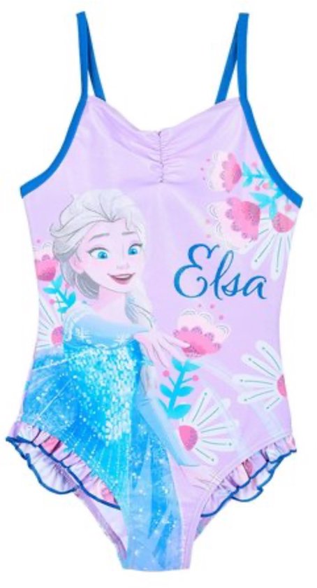 Disney Frozen Badpak - Elsa - Lila - maat 122/128