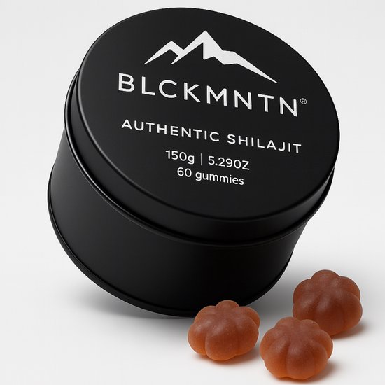 NIEUW | Authentic Shilajit Gummies Gold | 60 PCS | Himalayan Shilajit 100% Pure | Lemon Flavour