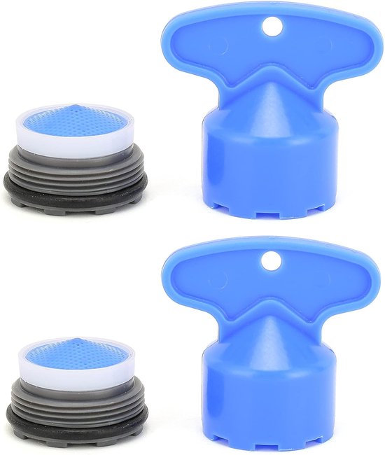 Set van 10 beluchters voor kranen M18,2 straalregelaar, snelle en waterbesparende beluchter voor kraan met geïntegreerde beluchter met een diameter van 18,2 mm