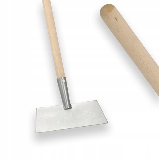 KADAX ijskrabber van versterkt staal, met lange steel hout, ijsschraper