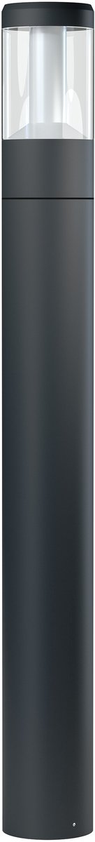 OSRAM ENDURA Style moderne buitenlamp met lichtgeleider in donkergrijs, tuinlantaarn met verblindingsarm licht, IP54-bescherming, voor padverlichting
