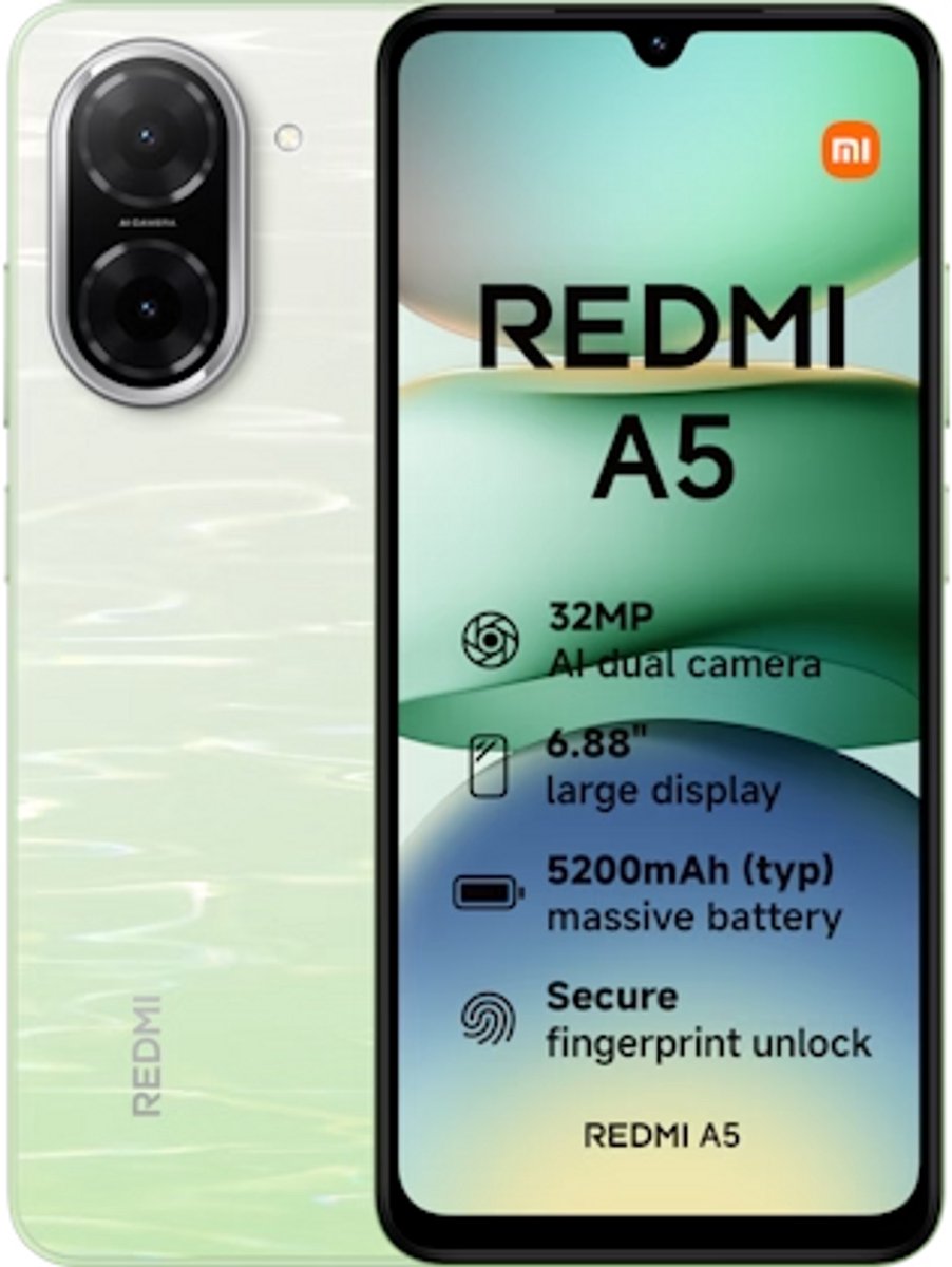 Xiaomi Redmi A5 - 6,88 inch scherm - 3GB/64GB - Blauw | bol