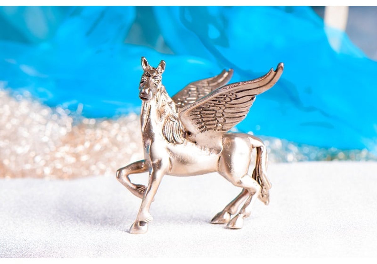 Pegasus verzilverd