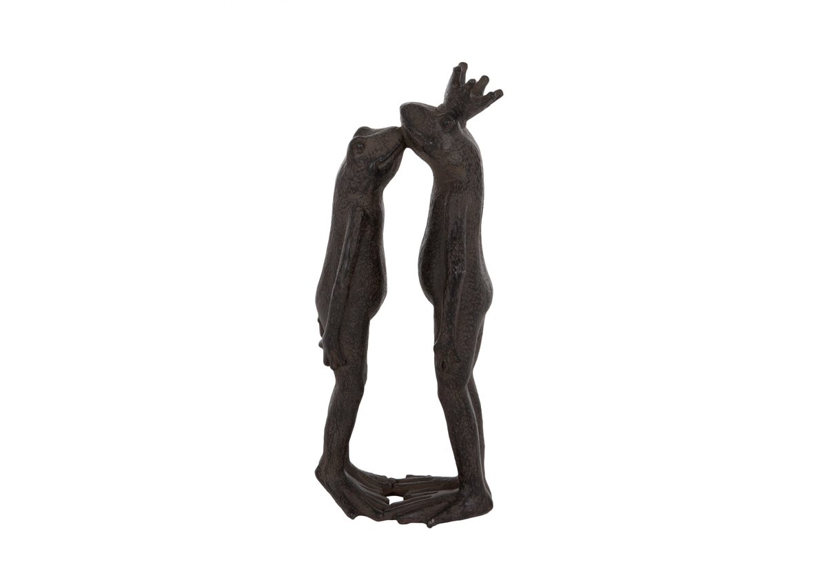 Decoratief figuur - Kussende kikkers - kikker - kroon - prins