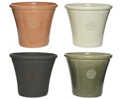Kaemingk - Ovale Bloempot - 40x45,5 cm - Uniek Uiterlijk - Polikamsteen