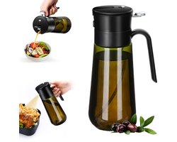 Ibenzoa® Geavanceerde 2-in-1 Oliesproeier en Gietfles voor Gezond Koken in Keuken