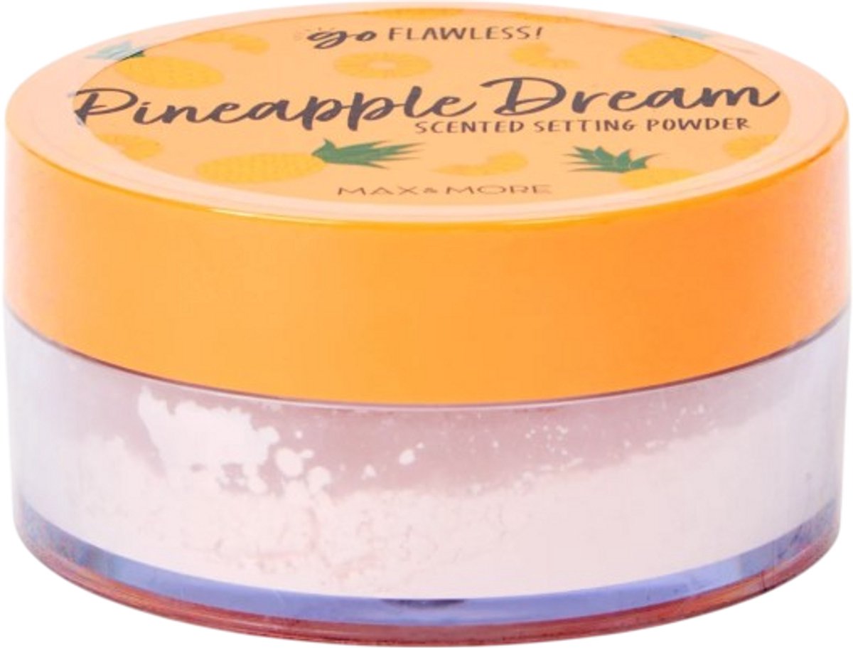Max & More settingpoeder - make-up - Pineapple Dream Scented Setting Powder - 22 gram