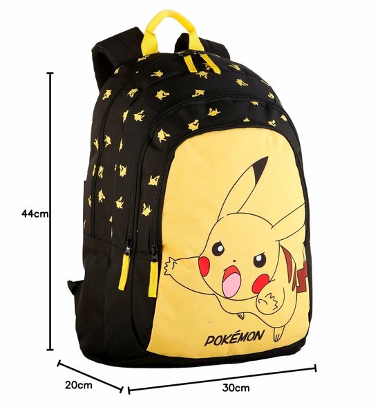 SAC À DOS PIKACHU POKEMON ADAPTABLE 41CM