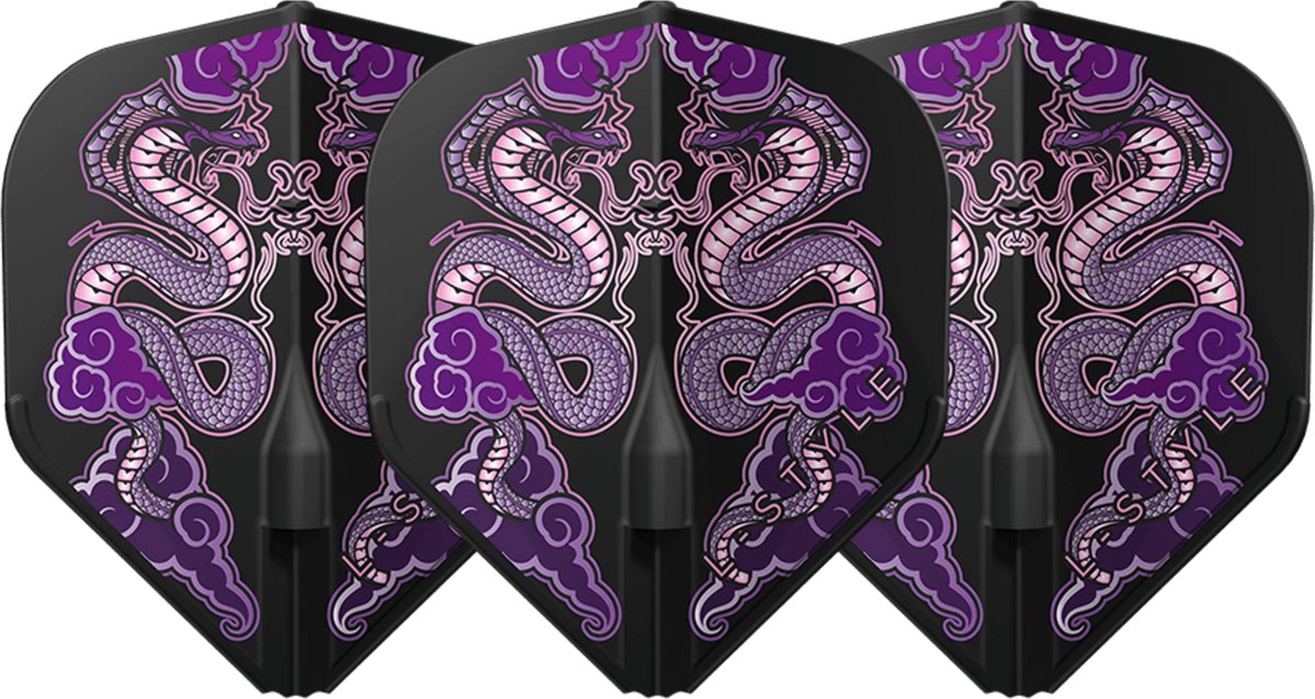 L-STYLE L1 EZ JELLE KLAASEN V7 BLACK - DART FLIGHTS