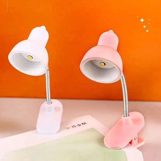 WiseGoods Premium LED Bureaulamp met Klem – Leeslamp – Flexibele Boeklamp – Wit – Cadeau - Leeslampje - Leeslampjes - Bedlamp — afbeelding 3