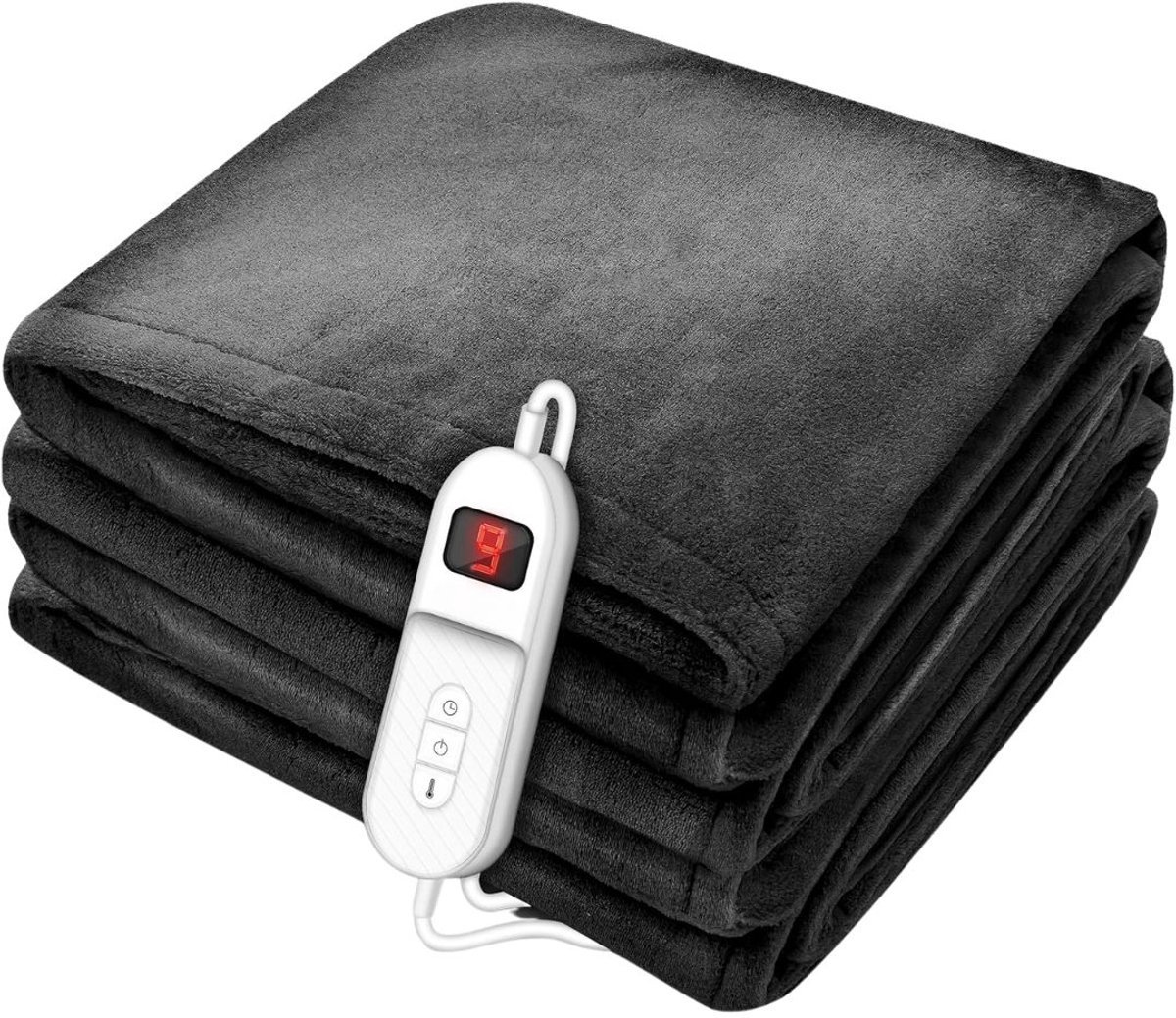 Thuys – Warmtedeken Stoel – Stoelverwarmer – Elektrisch Deken – 230 x 130 x 1cm – Antraciet