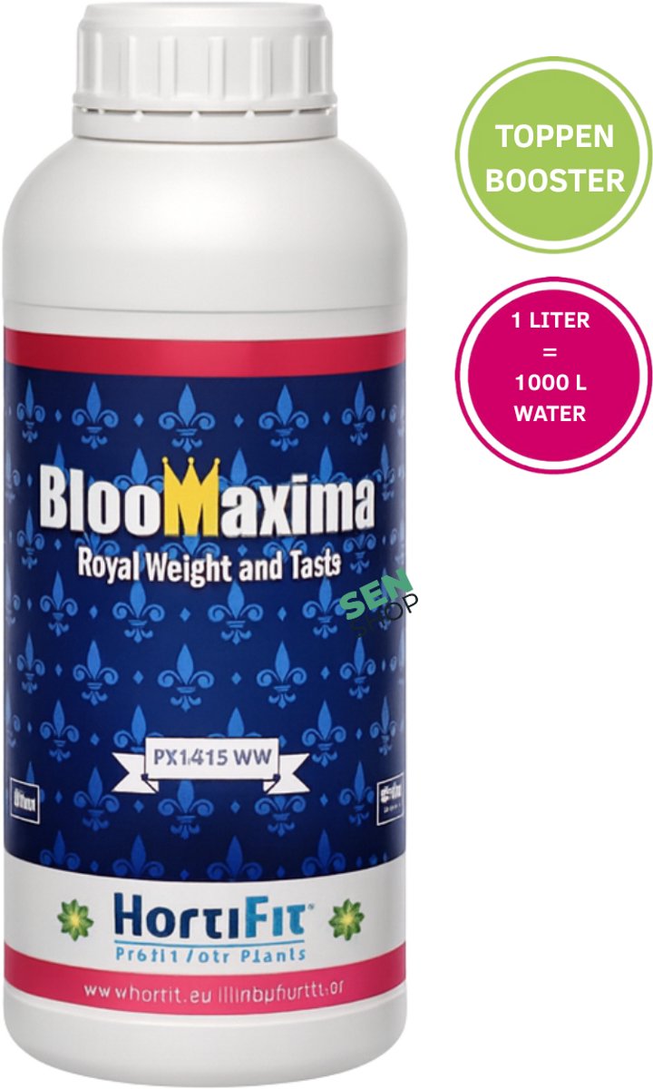 BLOOMAXIMA 100 ML, HORTIFIT, TOPPEN VERHARDER, BLOEISTIMULATOR, PLANTENVOEDING