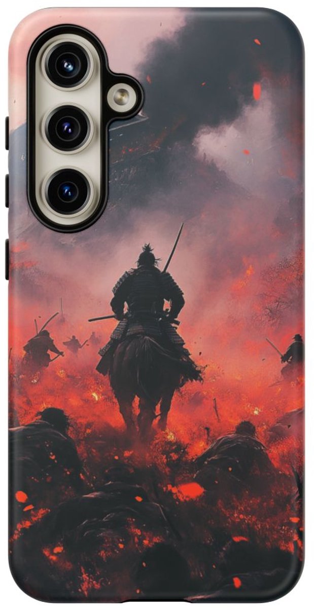 Samurai op het Slagveld – Telefoonhoesje Geschikt voor Galaxy S24