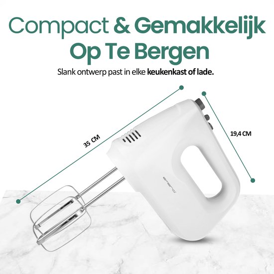 EMERIO HM-124178 Handmixer 250 W Wit van Emerio — afbeelding 5