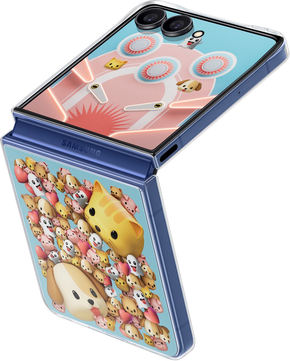 Samsung Galaxy Z Flip 7 Hoesje - Flipsuit - Transparant