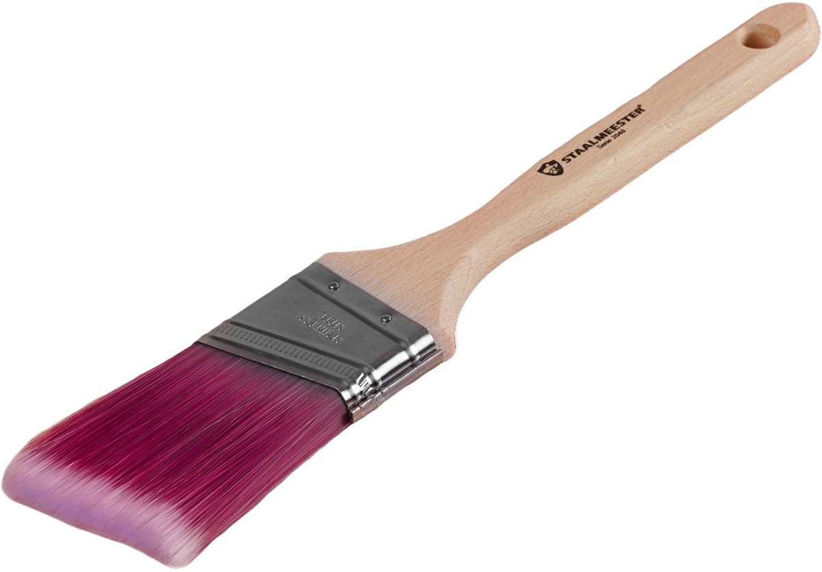 Staalmeester schuine kwast Exquisite Pearl Angled - 63mm-2,5"