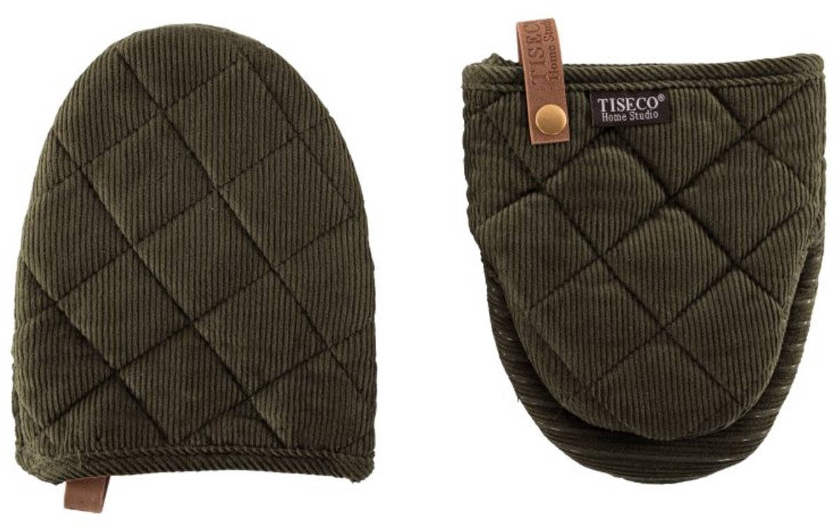Tiseco - Gripper VELMAR - SET/2 - siliconen grip - 14x18 cm, olijfgroen