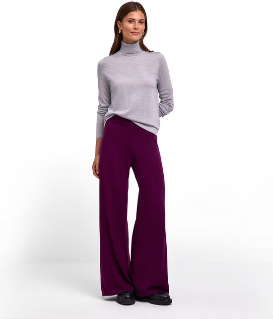 Pull à col roulé FALKE Favorites X-Fine en laine douce et chaude pour femme, gris - taille M