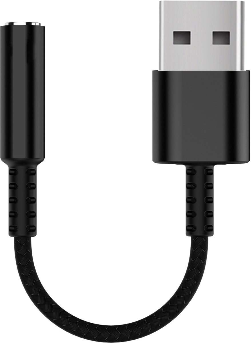 Equip USB-A -> 3.5mm Audio Adapter zwart
