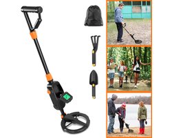 Metaaldetector voor kinderen met LCD-scherm, zeer gevoelige beginners-speurtocht buitenshuis, lichtgewicht kindermetaaldetector