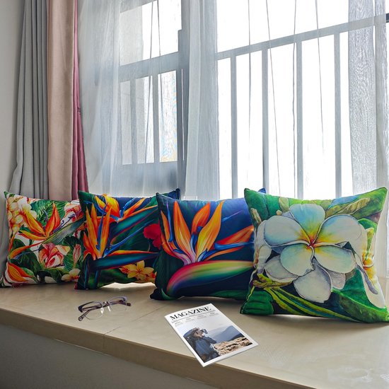 Joyouth Set van 2, dubbelzijdige pluche decoratieve kussenslopen van imitatiebont, pluizige gestreepte zachte kussenslopen voor bank, slaapkamer, lichtgrijs, 30 x 50 cm